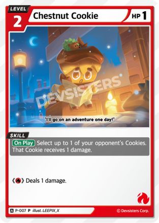 Chestnut Cookie (P-007) (P-007) - Promotion Cards