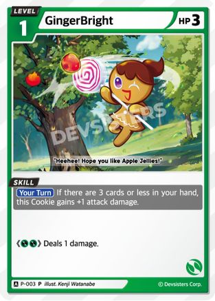 GingerBright (003) (P-003) - Promotion Cards