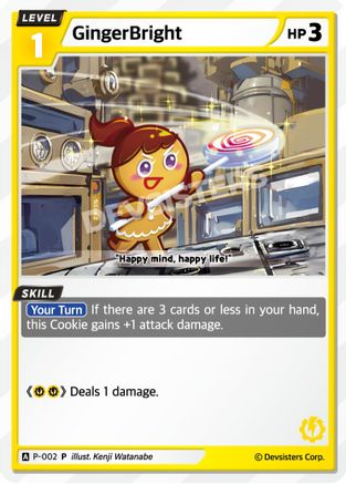 GingerBright (002) (P-002) - Promotion Cards