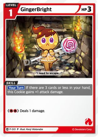 GingerBright (001) (P-001) - Promotion Cards
