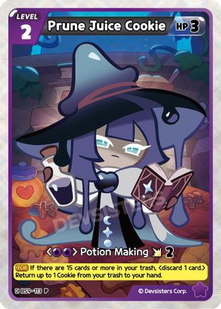 Prune Juice Cookie (BS9-113) - Promotion Cards Foil