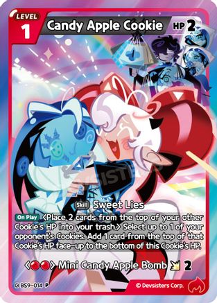 Candy Apple Cookie (BS9-014) - Promotion Cards Foil