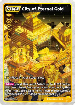 City of Eternal Gold (BS8-050) - Promotion Cards Foil