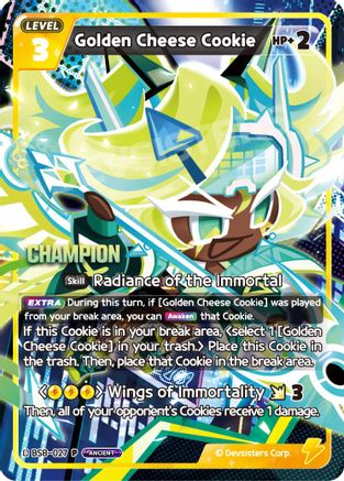 Golden Cheese Cookie (Champion) (BS8-027) - Promotion Cards Foil