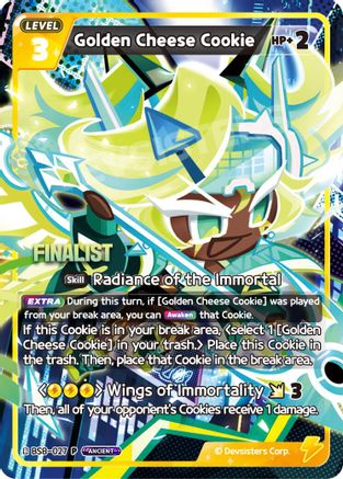 Golden Cheese Cookie (Finalist) (BS8-027) - Promotion Cards Foil