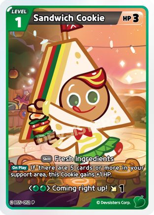 Sandwich Cookie (BS5-052) - Promotion Cards Foil