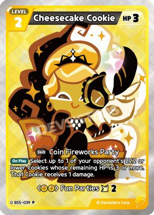 Cheesecake Cookie (BS5-039) - Promotion Cards Foil