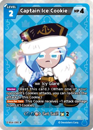 Captain Ice Cookie (BS4-080) - Promotion Cards Foil