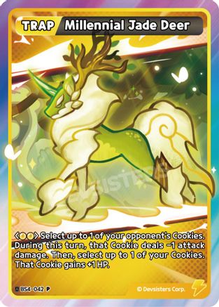 Millennial Jade Deer (BS4-042) - Promotion Cards Foil