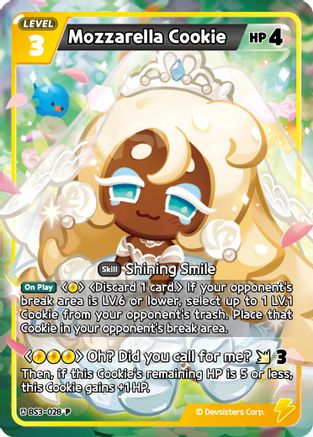 Mozzarella Cookie (BS3-028) - Promotion Cards Foil
