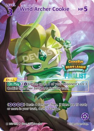 Wind Archer Cookie (Finalist) (BS2-058) - Promotion Cards Foil