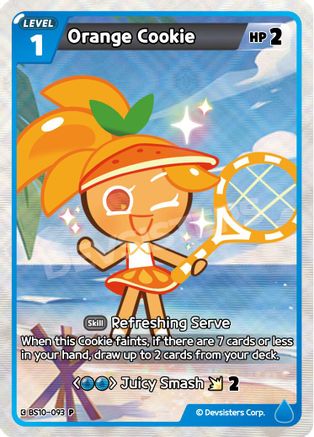 Orange Cookie (BS10-093) - Promotion Cards Foil