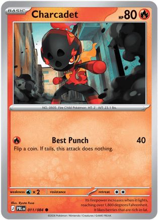 Charcadet 011/084 - ME05 Pitch Black Reverse Holofoil