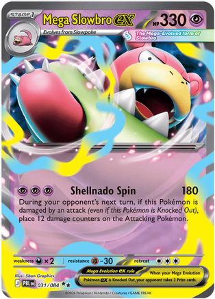 Mega Slowbro ex 031/084 - ME05 Pitch Black Holofoil