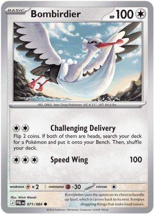 Bombirdier 071/084 - ME05 Pitch Black Reverse Holofoil