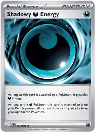 Shadowy Darkness Energy 083/084 - ME05 Pitch Black Reverse Holofoil