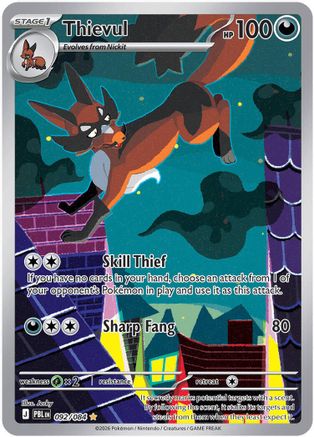 Thievul - 092/084 - ME05 Pitch Black Holofoil