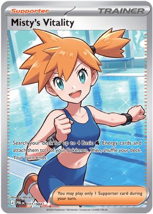Misty's Vitality - 111/084 - ME05 Pitch Black Holofoil