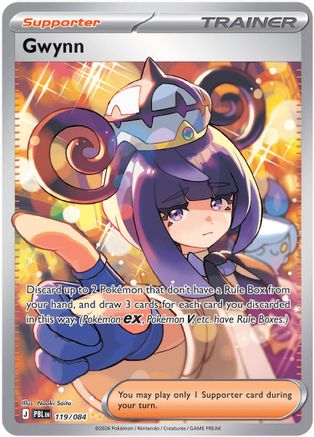 Gwynn - 119/084 - ME05 Pitch Black Holofoil