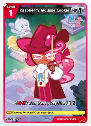Raspberry Mousse Cookie (003) (BS10-003) - The Dark Enchantress War