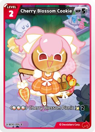 Cherry Blossom Cookie (BS10-005) - The Dark Enchantress War