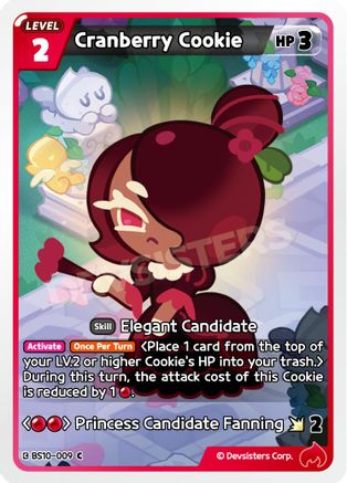 Cranberry Cookie (BS10-009) - The Dark Enchantress War