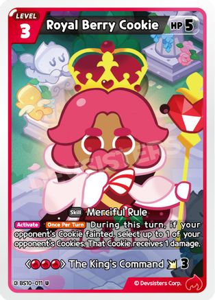 Royal Berry Cookie (BS10-011) - The Dark Enchantress War