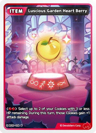 Luscious Garden Heart Berry (BS10-016) - The Dark Enchantress War