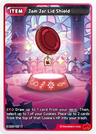 Jam Jar Lid Shield (BS10-017) - The Dark Enchantress War