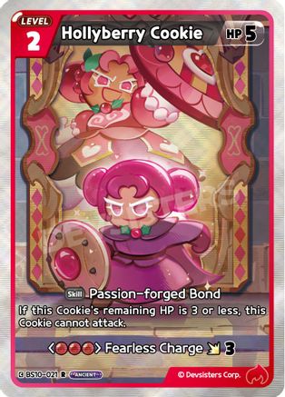 Hollyberry Cookie (021) (BS10-021) - The Dark Enchantress War Foil