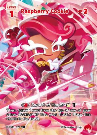 Raspberry Cookie (022) (SSR) (BS10-022) - The Dark Enchantress War Foil