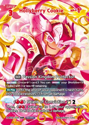 Hollyberry Cookie (024) (SUR) (BS10-024) - The Dark Enchantress War Foil