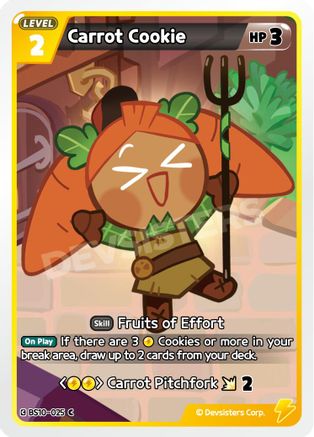 Carrot Cookie (BS10-025) - The Dark Enchantress War