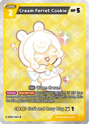 Cream Ferret Cookie (BS10-043) - The Dark Enchantress War Foil