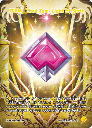 Soul Jam: Light of Sloth (SSR) (BS10-045) - The Dark Enchantress War Foil