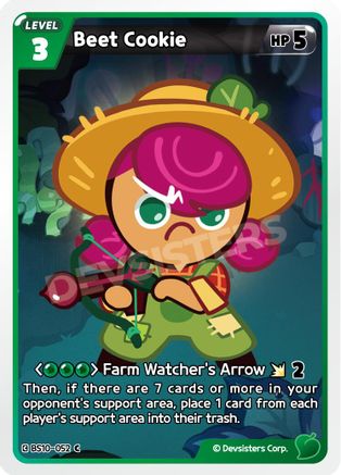 Beet Cookie (BS10-052) - The Dark Enchantress War