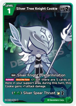 Silver Tree Knight Cookie (BS10-060) - The Dark Enchantress War