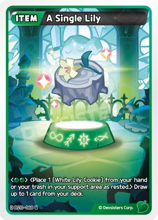 A Single Lily (BS10-068) - The Dark Enchantress War