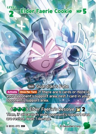 Elder Faerie Cookie (SSR) (BS10-072) - The Dark Enchantress War Foil