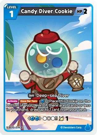 Candy Diver Cookie (BS10-074) - The Dark Enchantress War