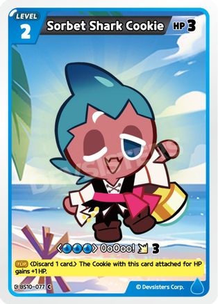 Sorbet Shark Cookie (BS10-077) - The Dark Enchantress War