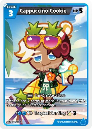 Cappuccino Cookie (BS10-081) - The Dark Enchantress War
