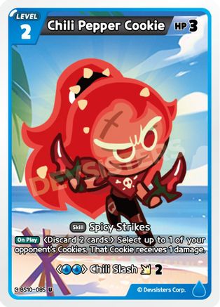 Chili Pepper Cookie (BS10-085) - The Dark Enchantress War