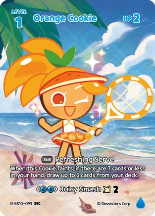 Orange Cookie (SEC) (BS10-093) - The Dark Enchantress War Foil