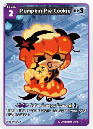 Pumpkin Pie Cookie (BS10-106) - The Dark Enchantress War