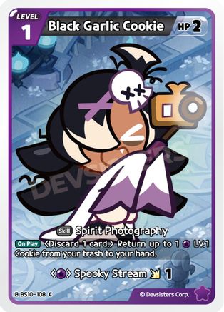 Black Garlic Cookie (BS10-108) - The Dark Enchantress War