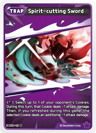 Spirit-cutting Sword (BS10-113) - The Dark Enchantress War