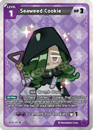 Seaweed Cookie (BS10-117) - The Dark Enchantress War Foil