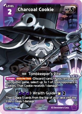Charcoal Cookie (BS10-121) - The Dark Enchantress War Foil