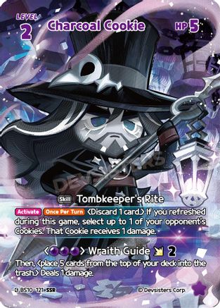 Charcoal Cookie (SSR) (BS10-121) - The Dark Enchantress War Foil